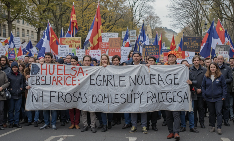 huelga en francia