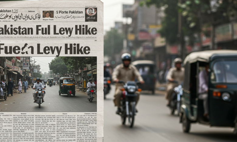 pakistan fuel levy hike