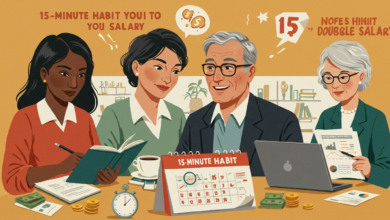 15-minute habit to double your salary