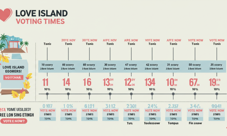 love island voting times