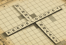 keeps in the loop in a way crossword