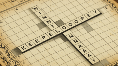 keeps in the loop in a way crossword