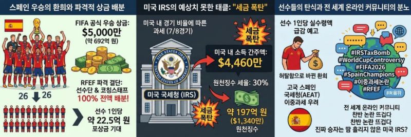 2026 북중미 월드컵 세금 폭탄