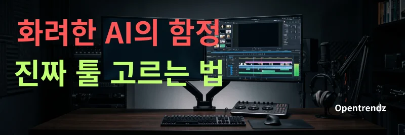 AI 비디오 편집 툴 비교