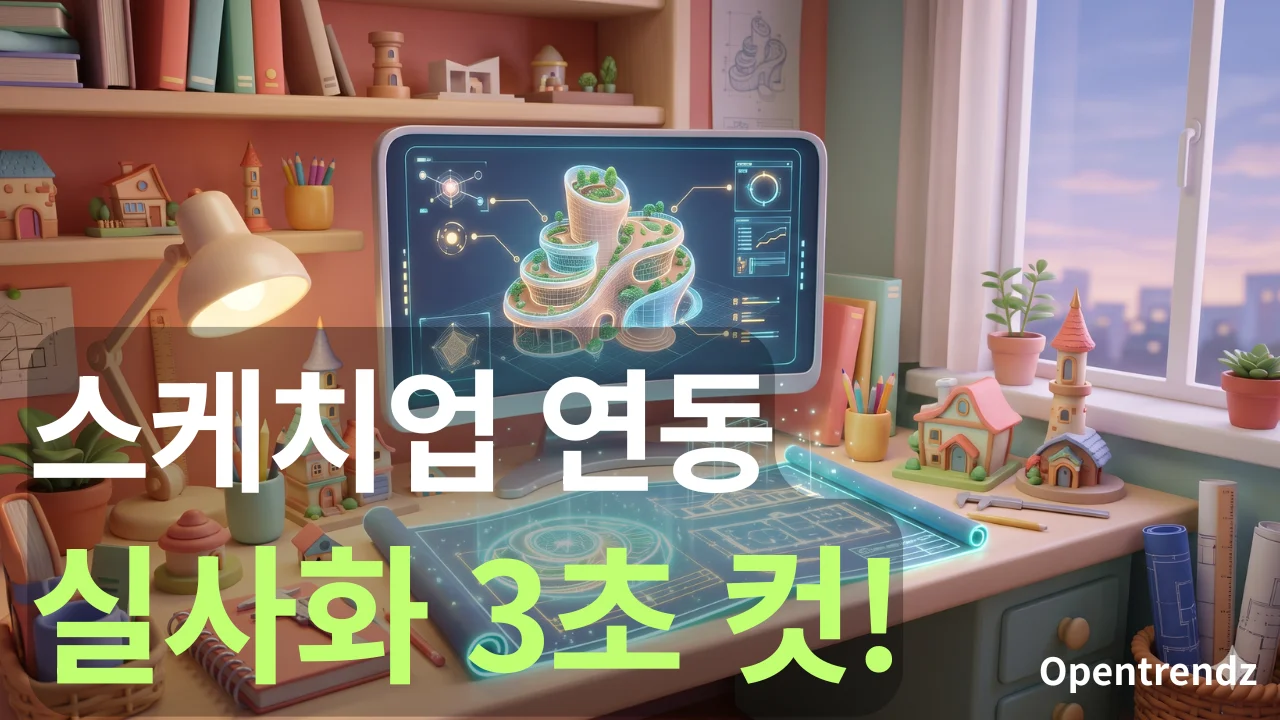 AI 건축 조감도 외주 수익 창출 파이프라인